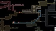 Route to the Pollen Heart in Hollow Knight Silksong Act 3 (Image via Team Cherry || MapGenie.io)